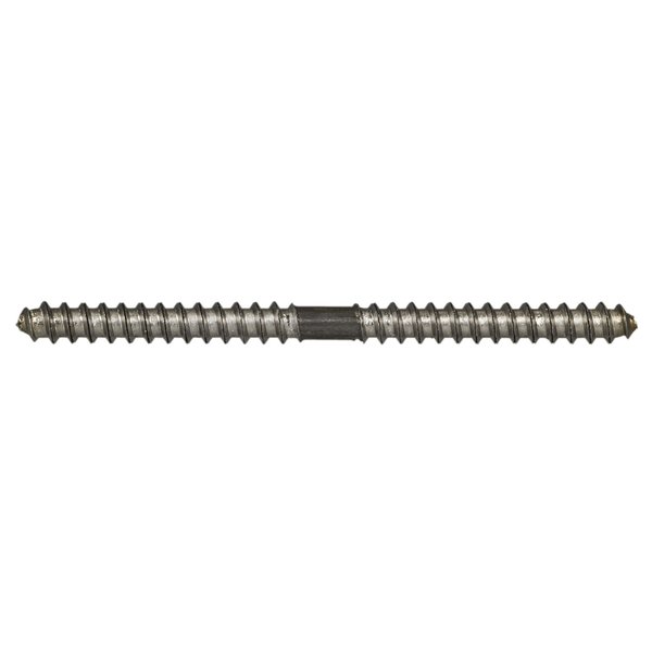 Midwest Fastener 3/16" x 3" Zinc Plated Steel Dowel Screws 15PK 68422